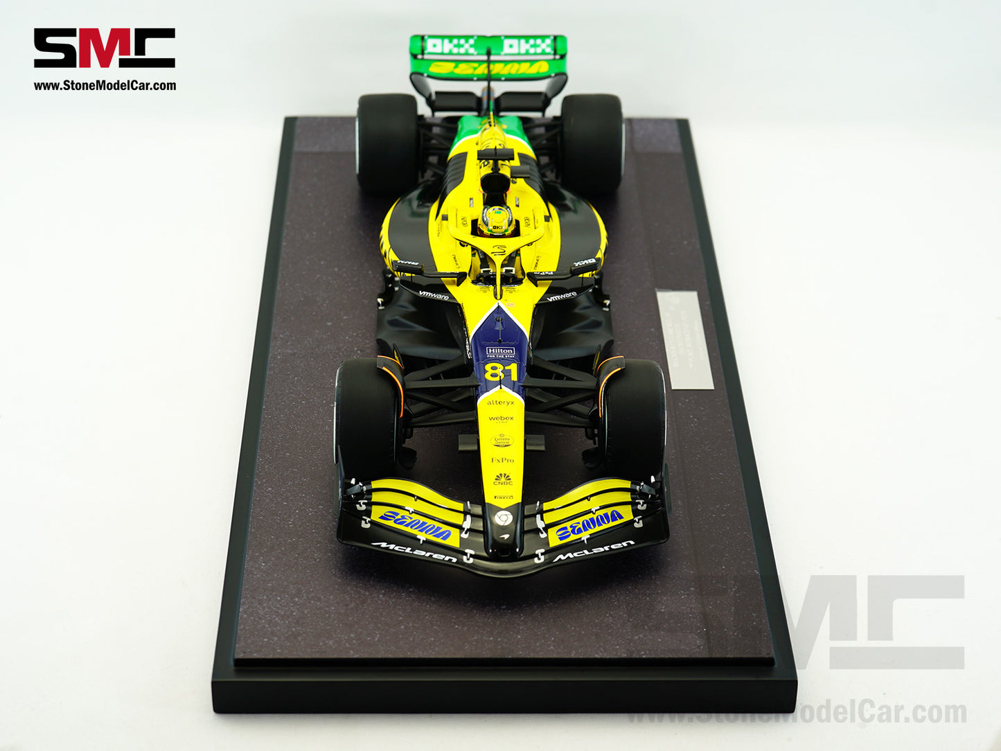 McLaren F1 MCL38 #81 Oscar Piastri 2nd Monaco GP 2024 Special Livery 1:12 MINICHAMPS
