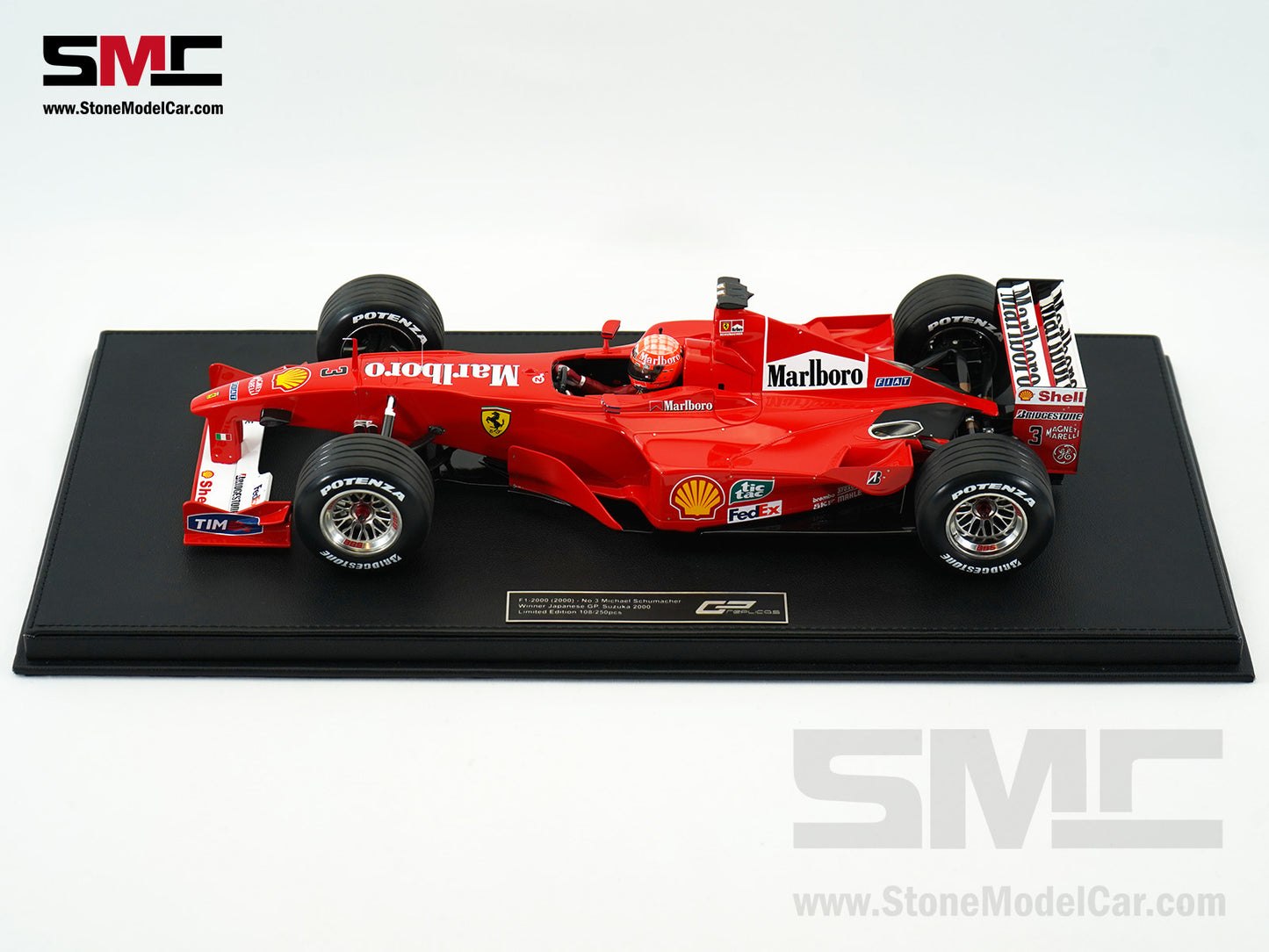 Ferrari F1 F1-2000 #3 Michael Schumacher Japan GP 2000 World Champion 1:12 GP REPLICAS GP1227CWD w Decal