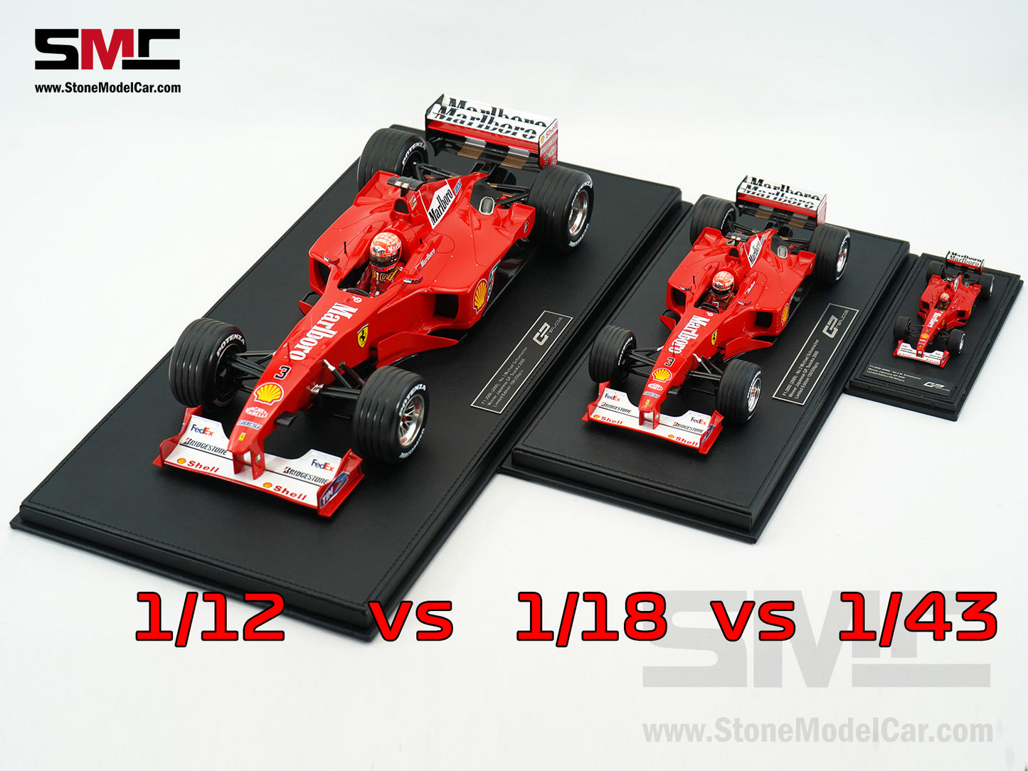 Ferrari F1 F1-2000 #3 Michael Schumacher Japan GP 2000 World Champion 1:12 GP REPLICAS GP1227CWD w Decal