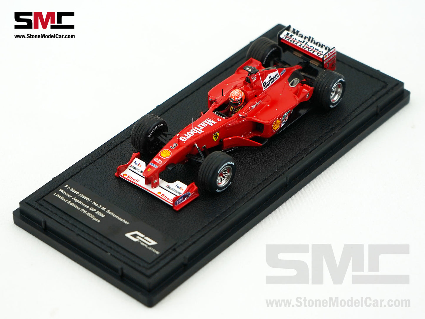 Ferrari F1 F1-2000 #3 Michael Schumacher Japan GP 2000 World Champion 1:43 GP REPLICAS with Driver & Decal