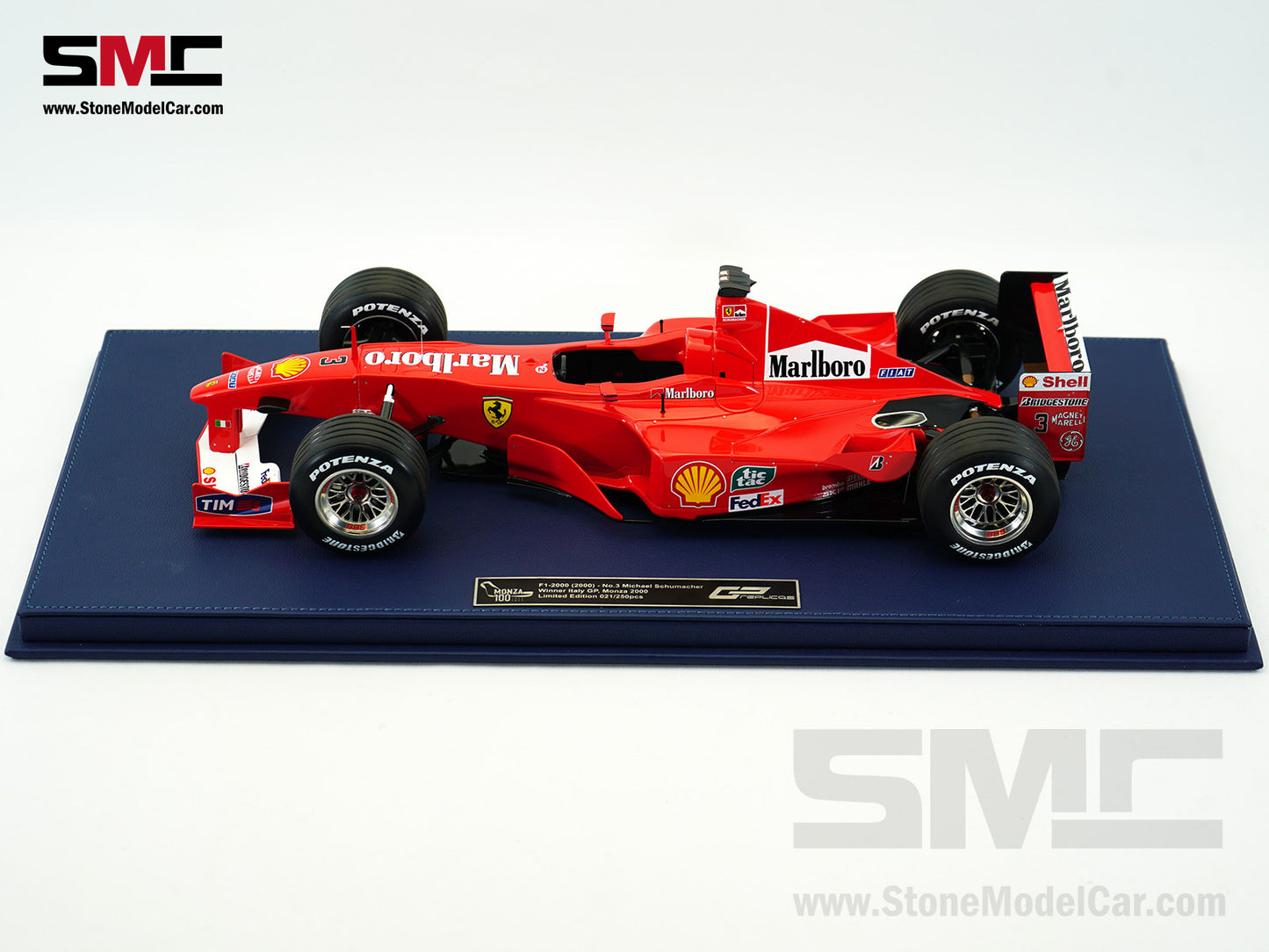 Ferrari F1 F1-2000 #3 Michael Schumacher Italy GP 2000 World Champion 1:12 GP REPLICAS Special w Decal