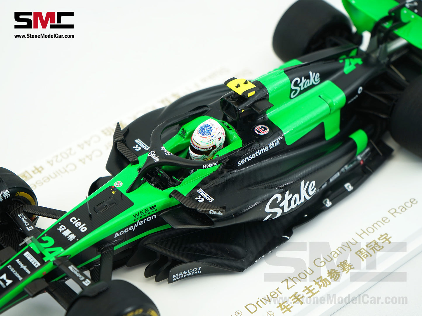 Stake F1 KICK Sauber C44 #24 Zhou Guanyu Chinese GP Home Race 2024 Spark 1:18 Special