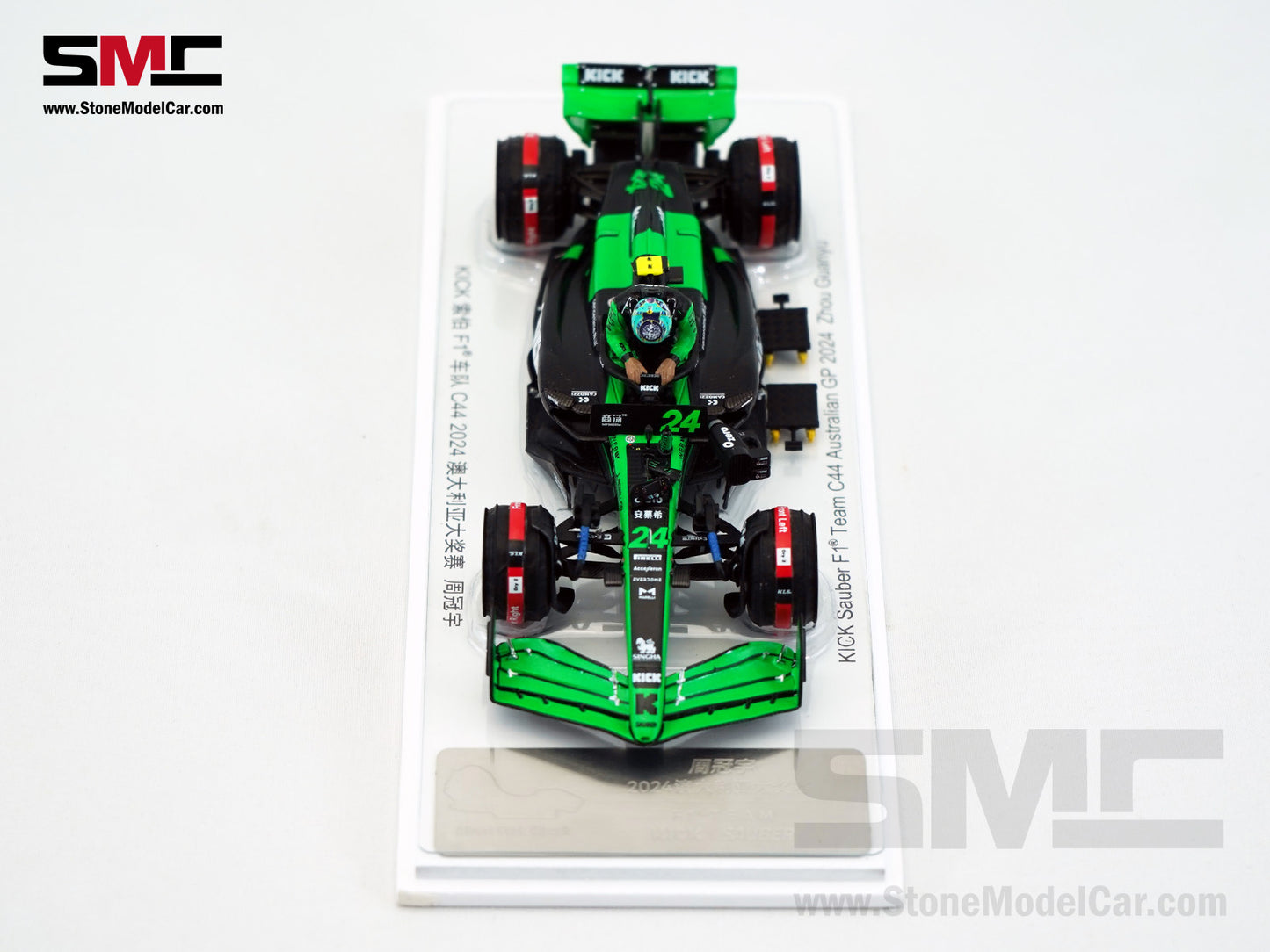 Stake F1 KICK Sauber C44 #24 Zhou Guanyu Australian GP Start Race 2024 Spark 1:43 Special