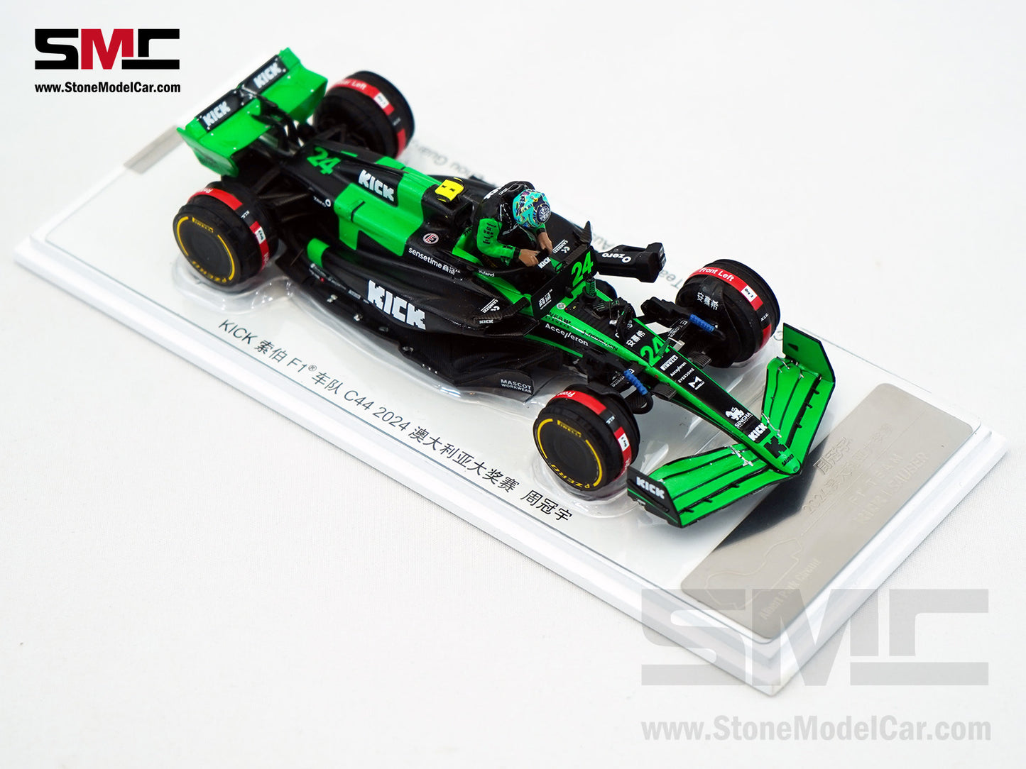 Stake F1 KICK Sauber C44 #24 Zhou Guanyu Australian GP Start Race 2024 Spark 1:43 Special