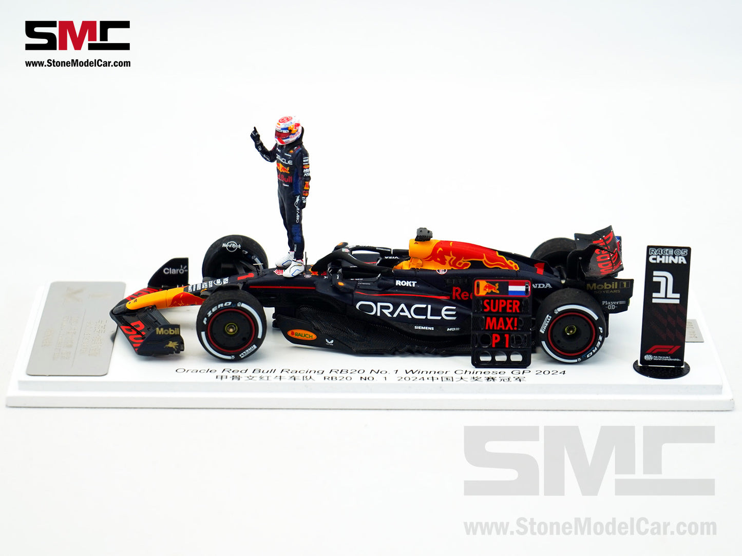 Red Bull F1 RB20 #1 Max Verstappen Chinese GP Winner 2024 World Champion 1:43 Spark Special