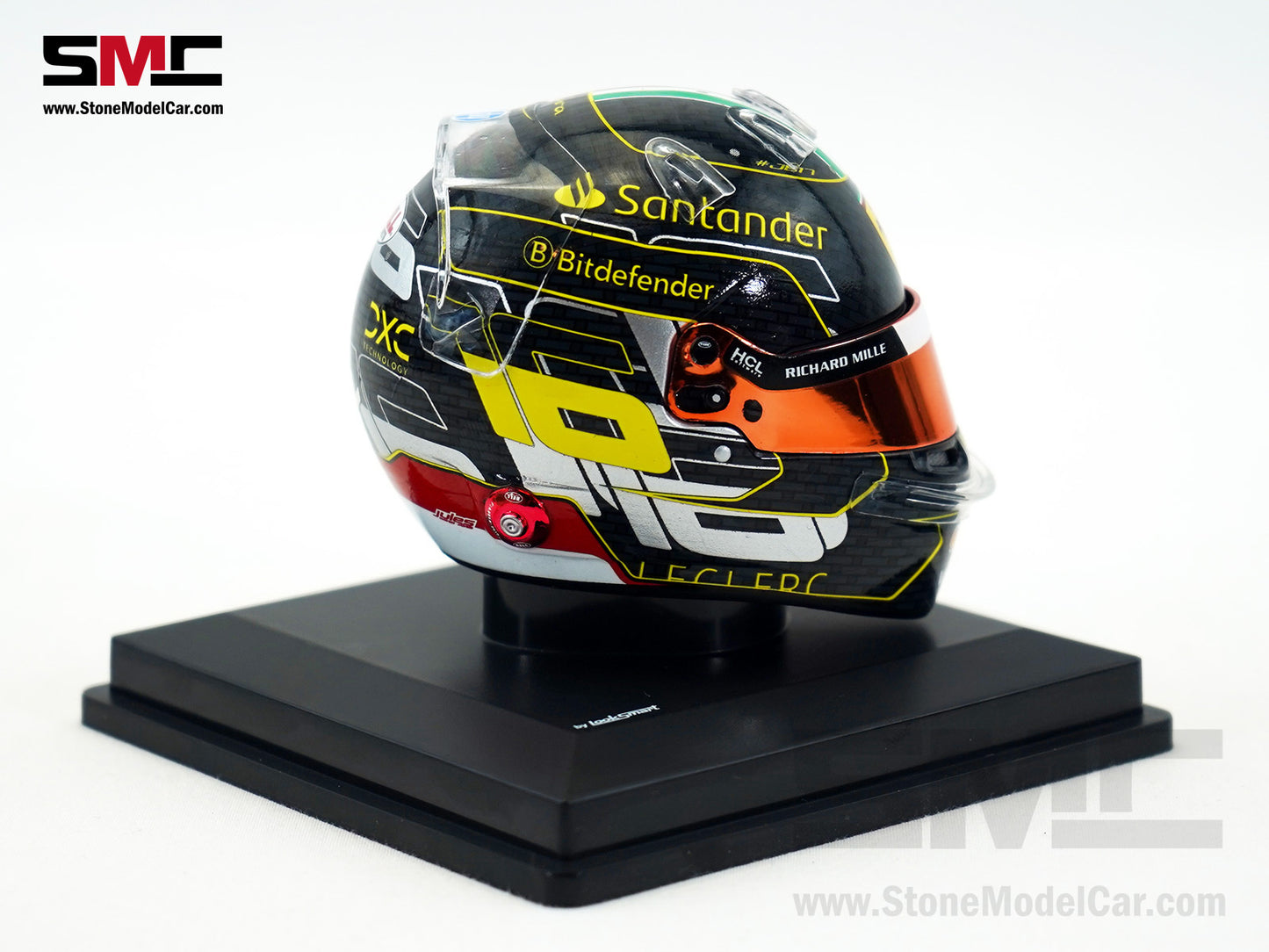 Ferrari F1 SF-24 #16 Charles Leclerc Winner Italy Monza GP 2024 Looksmart 1:5 Helmet