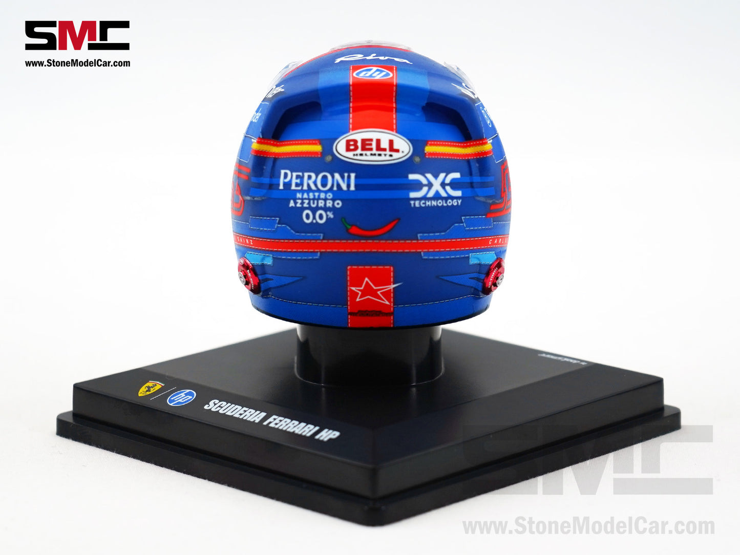 Ferrari F1 SF-24 #55 Carlos Sainz USA Miami GP 2024 Looksmart 1:5 Helmet