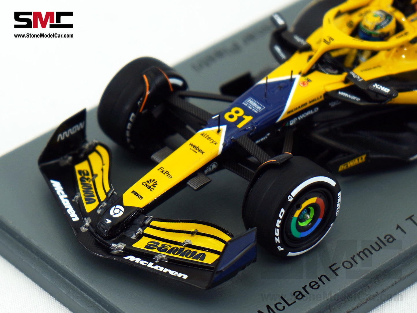 McLaren F1 MCL38 #81 Oscar Piastri 2nd Monaco GP 2024 Special Livery 1:43 Spark S9539