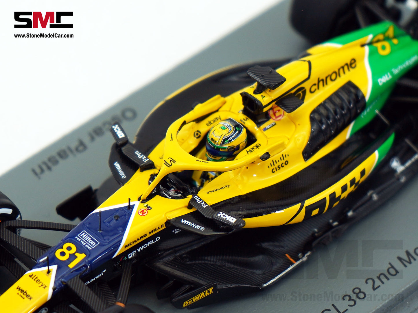 McLaren F1 MCL38 #81 Oscar Piastri 2nd Monaco GP 2024 Special Livery 1:43 Spark S9539
