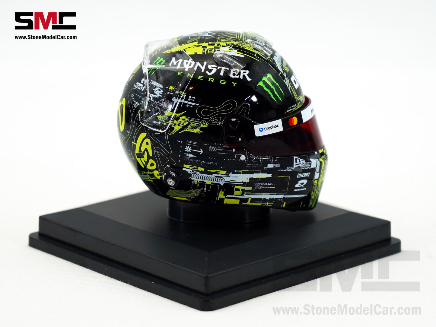 McLaren F1 MCL39 #4 Lando Norris Pre-Season Testing 2025 Special Livery Spark 1:5 Miniature Helmet