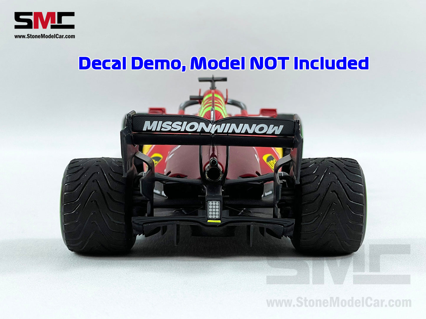 Mission Winnow MW Decal for 1:18 2021 Ferrari F1 SF21 Leclerc Sainz BBR & LookSmart