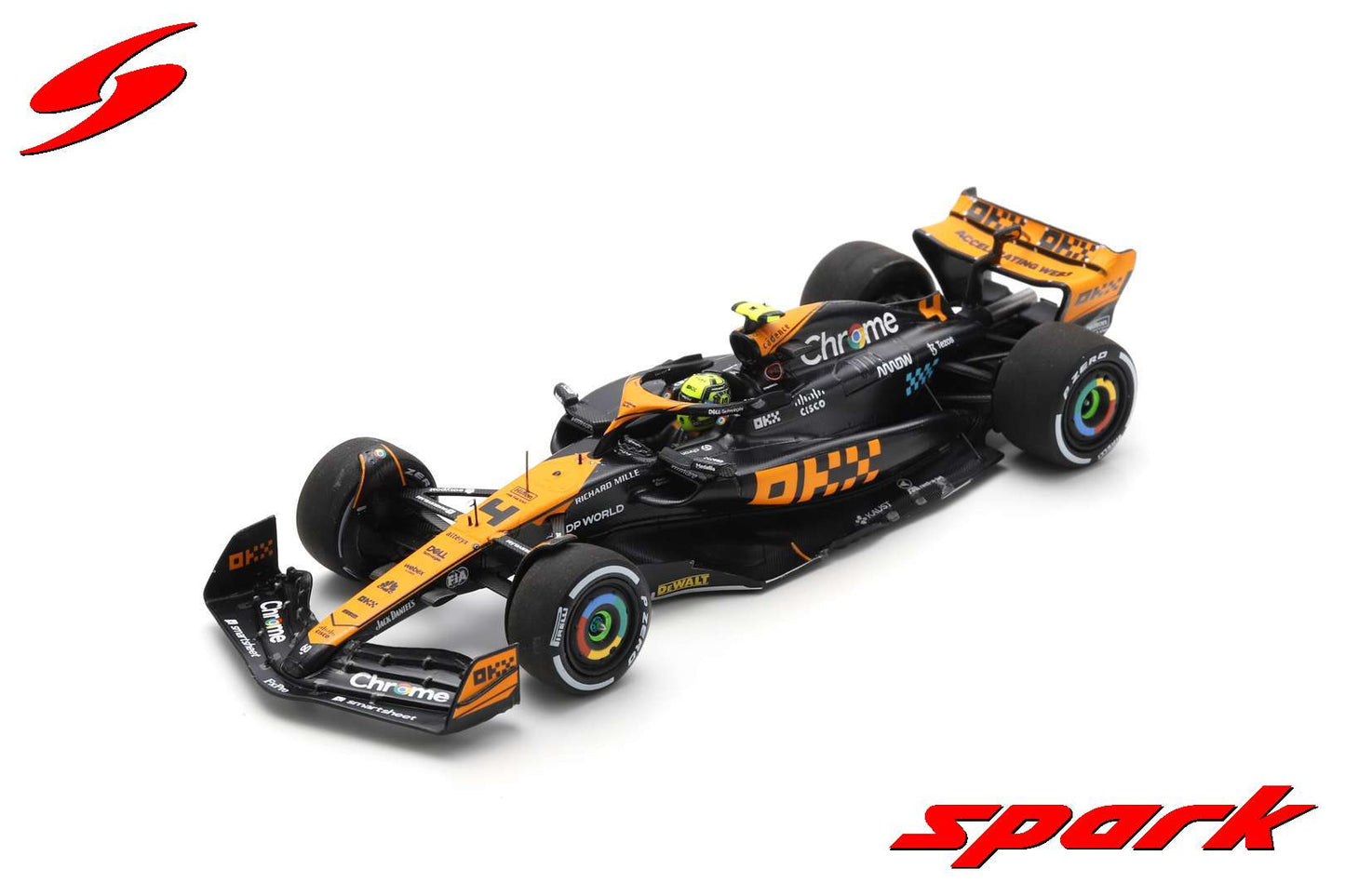 McLaren F1 MCL60 #4 Lando Norris 2nd Japanese GP 2023 Special Livery Spark 1:43 S8928