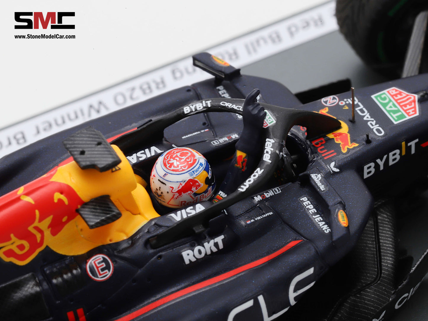 Red Bull F1 RB20 #1 Max Verstappen Brazil GP Winner 2024 World Champion Spark 1:43 S9550