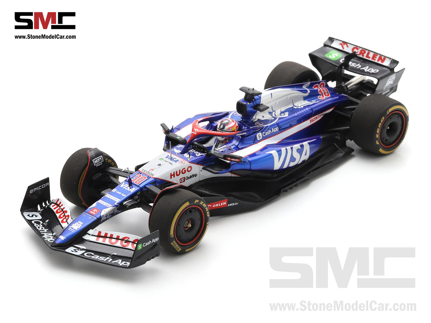 Visa Cash App RB F1 VCARB 01 #30 Liam Lawson US Austin GP 2024 9th Place Spark 1:43 S9558