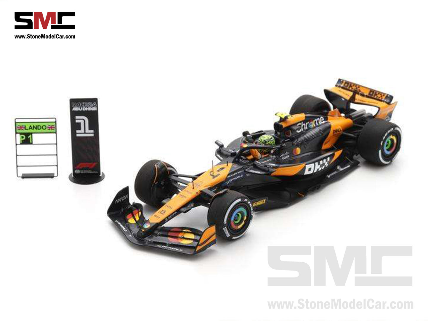 McLaren F1 MCL38 #4 Lando Norris Abu Dhabi GP 2024 Winner 1:43 Spark S9568