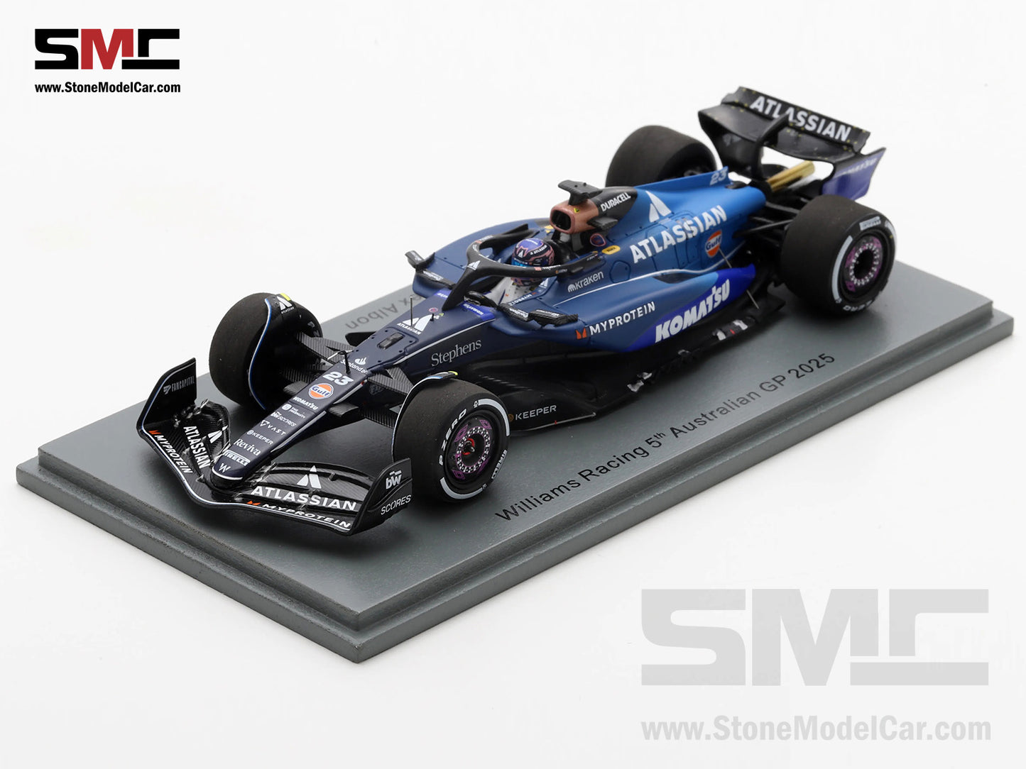 Williams F1 FW47 #23 Alexander Albon Australian GP 5th 2025 1:43 Spark S9582