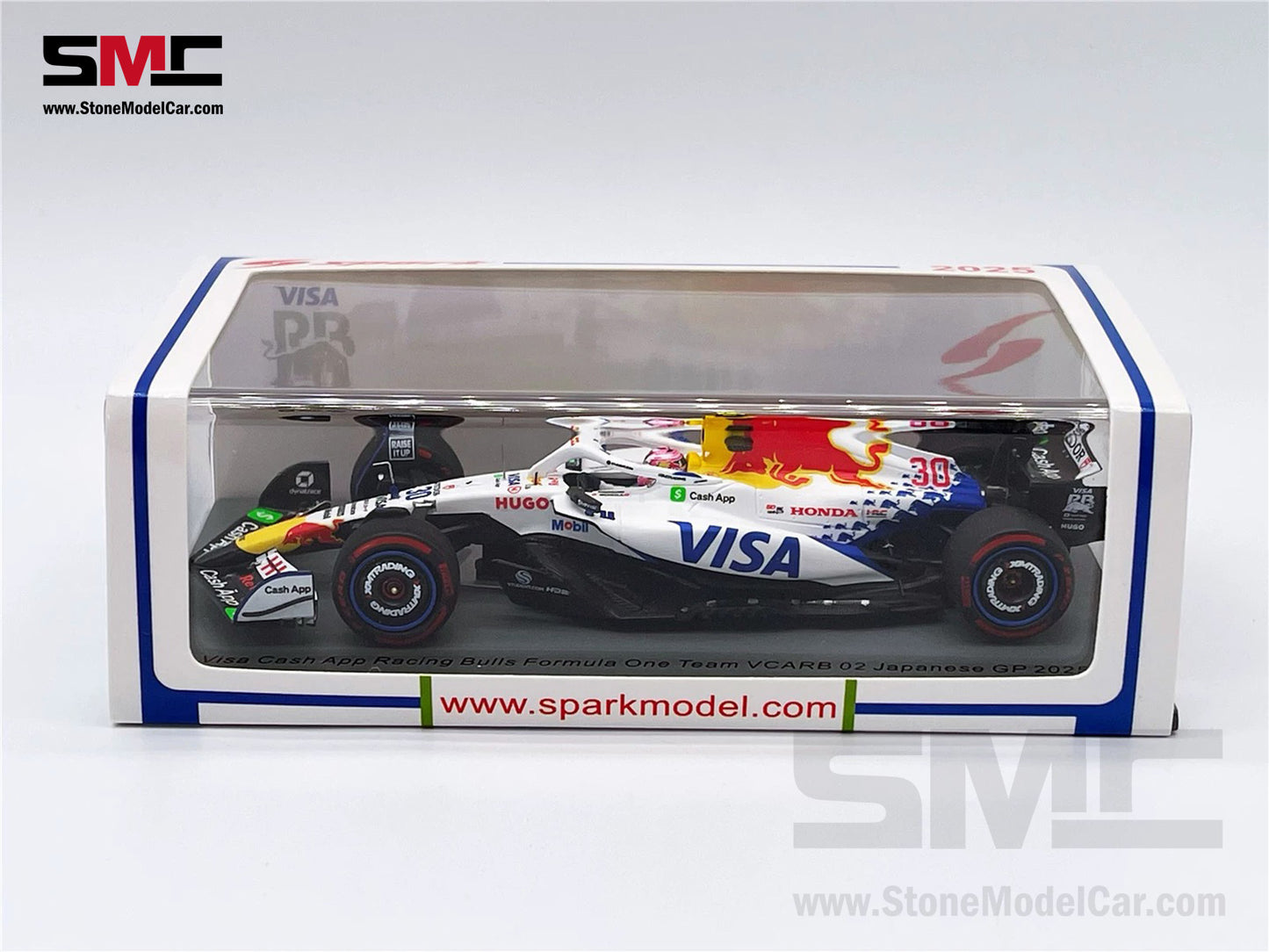Visa Cash App RB F1 VCARB 02 #30 Liam Lawson Japanese GP 2025 Spark 1:43 S9591