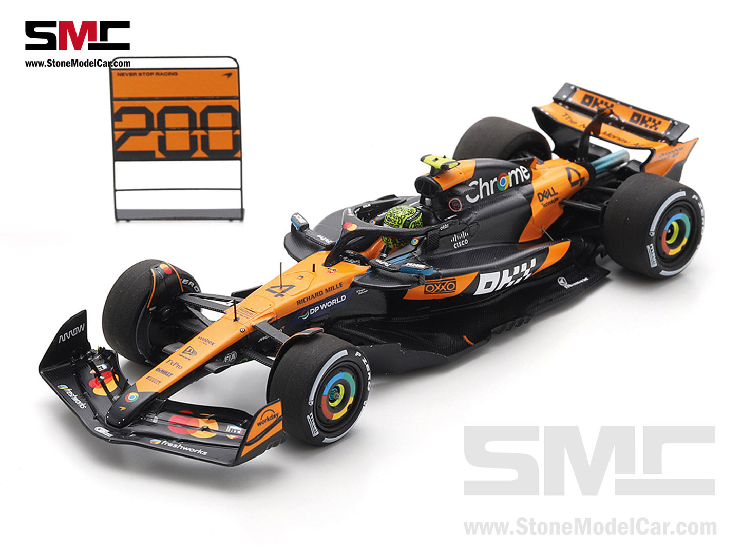 McLaren F1 MCL39 #4 Lando Norris Hungarian GP 2025 Winner Spark 1:43 S9640