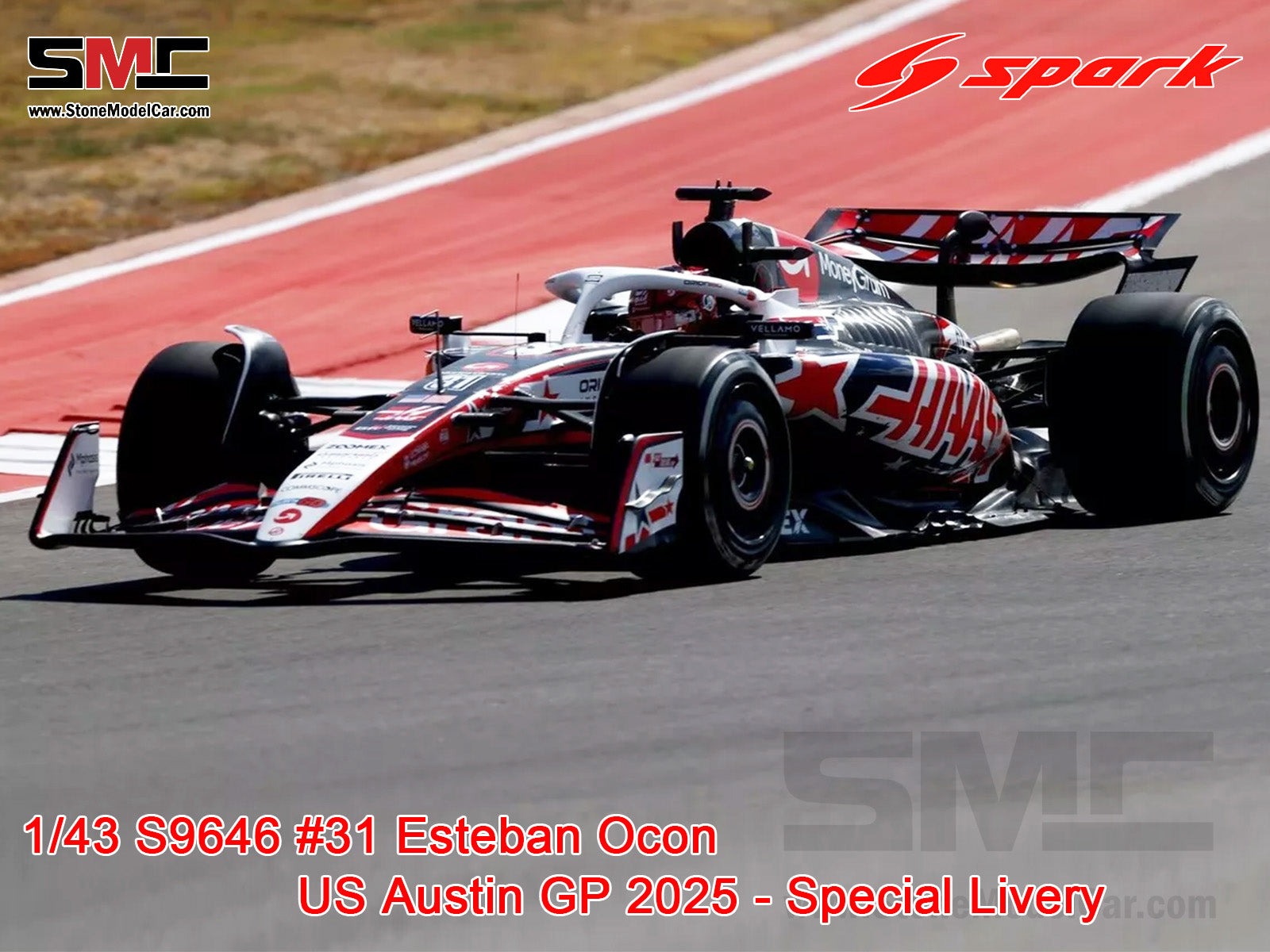 Pre-Order] Haas F1 Team VF-25 #31 Esteban Ocon US Austin GP 2025