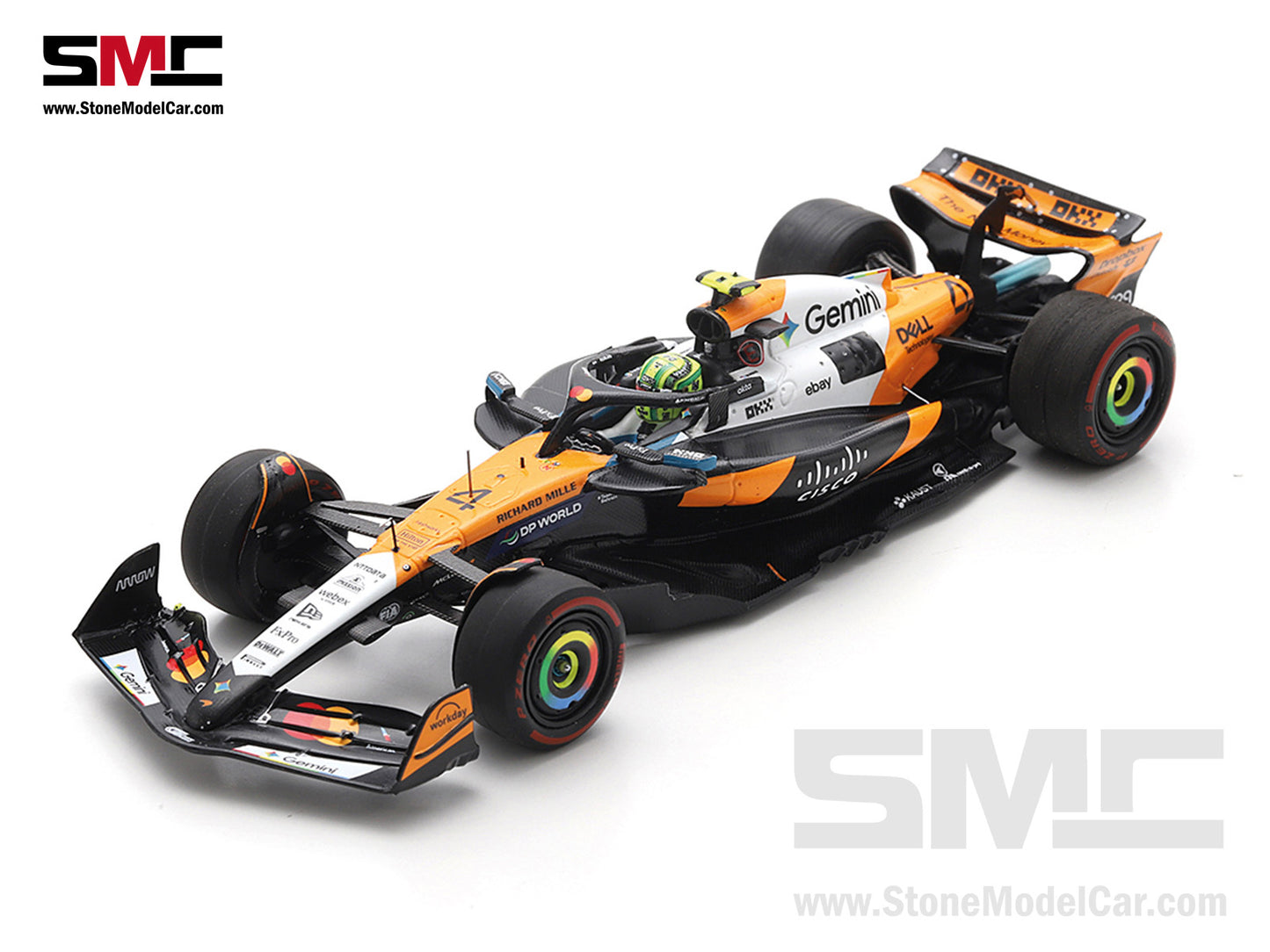 McLaren F1 MCL39 #4 Lando Norris US Austin GP 2025 Special Livery 1:43 Spark S9665
