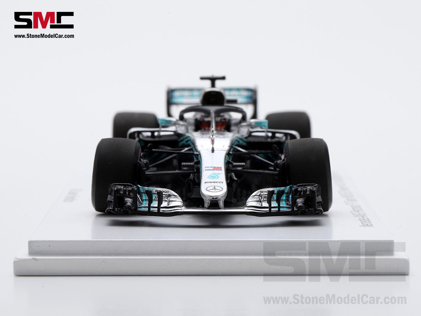 Mercedes F1 W09 #44 Lewis Hamilton Abu Dhabi GP Practice 2018 5x World Champion 1:43 Spark