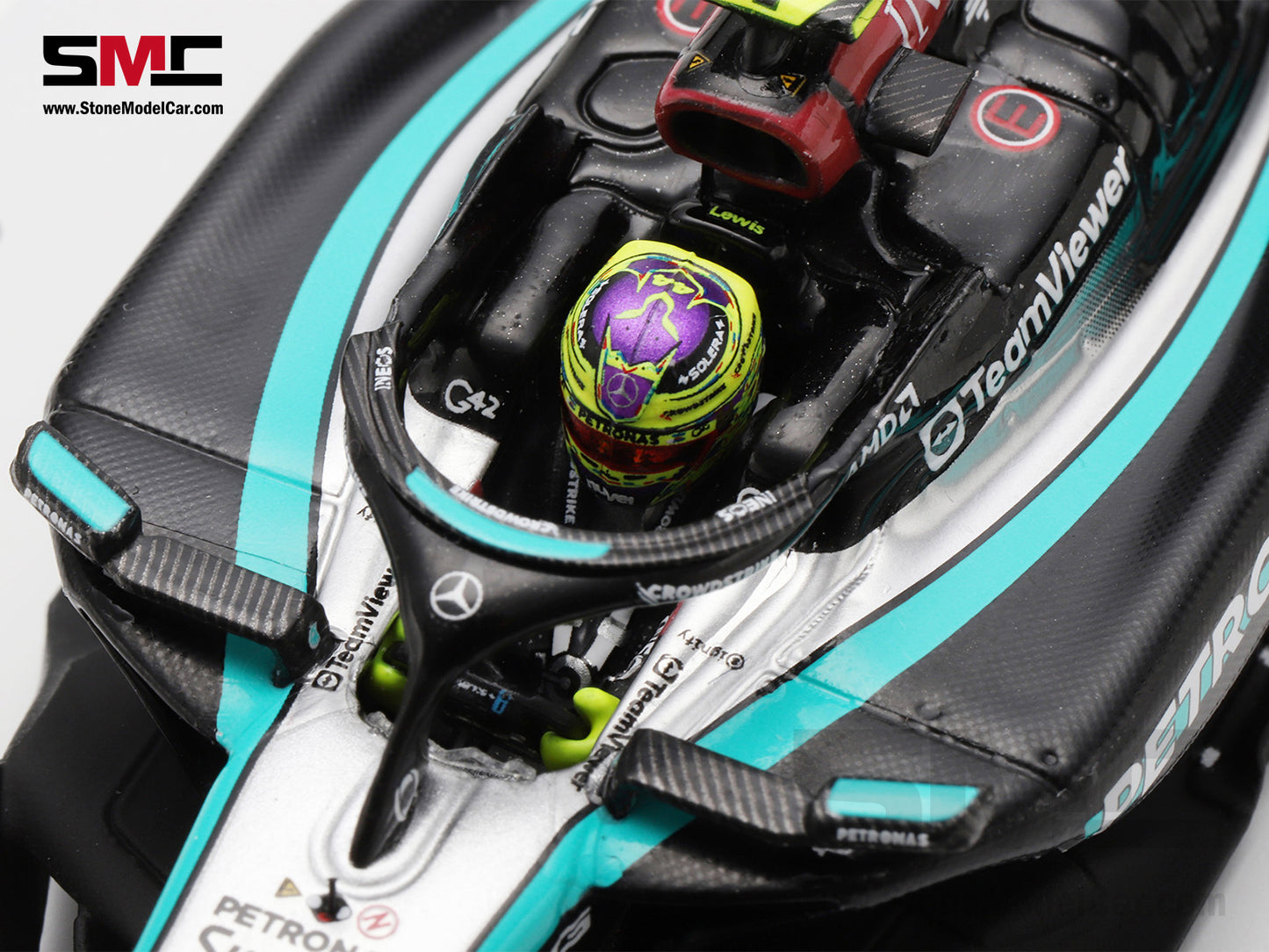 Mercedes F1 W15 #44 Lewis Hamilton Belgium GP 2024 Winner Spark 1:43 Special Figure Edition