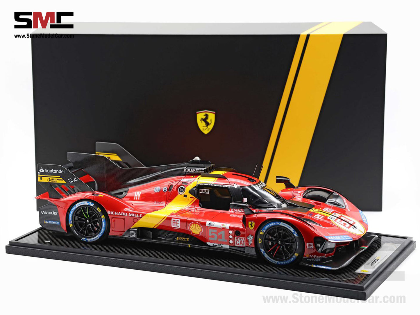 Ferrari 499P #51 AF CORSE Winner 24H Le Mans 2023 BBR 1:12 BBR1219