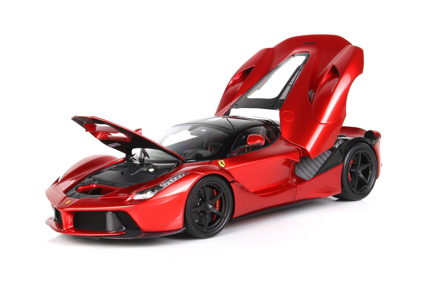 BBR High End Ferrari 1:18 LaFerrari Metallic Red Fire Rosso Fuoco Met Full Open