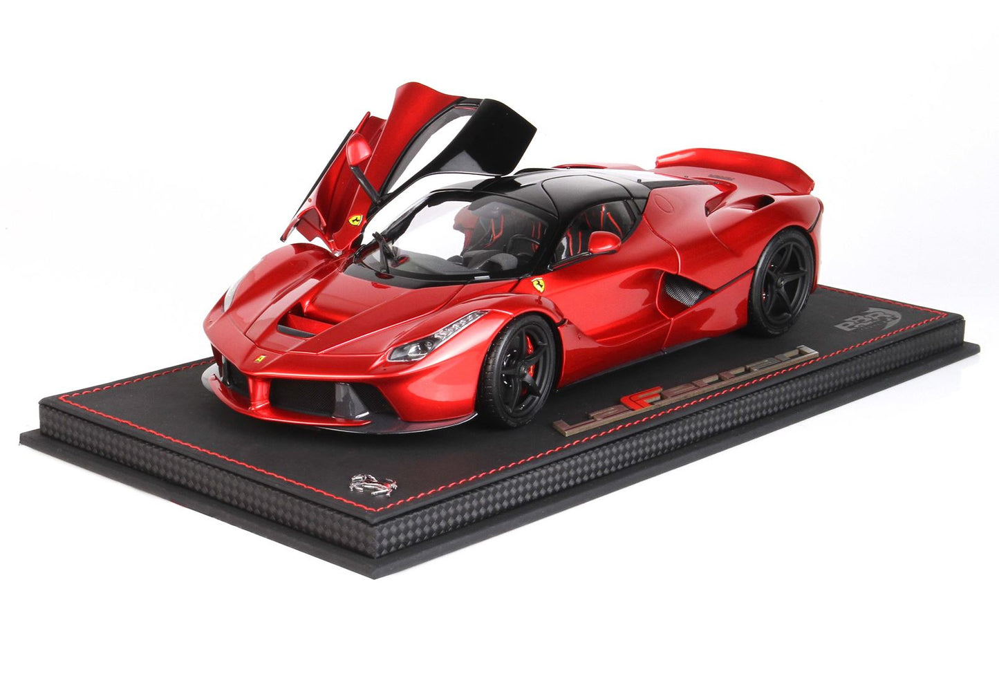 BBR High End Ferrari 1:18 LaFerrari Metallic Red Fire Rosso Fuoco Met Full Open