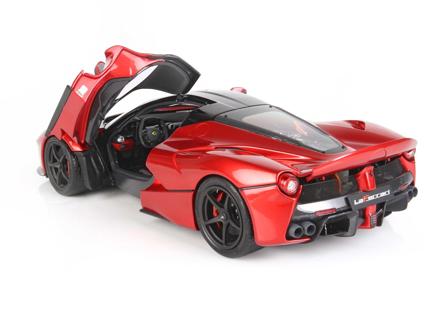 BBR High End Ferrari 1:18 LaFerrari Metallic Red Fire Rosso Fuoco Met Full Open