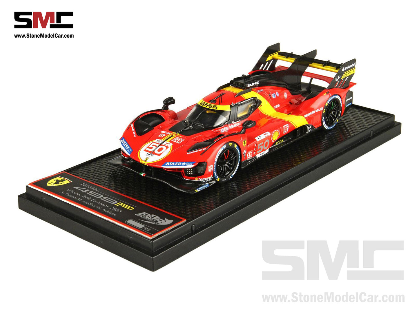 Ferrari 499P #50 AF CORSE Pole Position 24H Le Mans 2023 BBR 1:43 BBRC287B