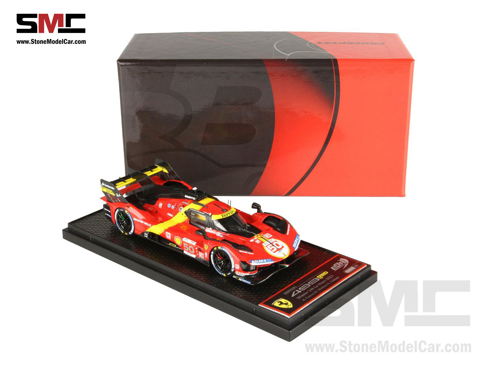 1:18 Bburago Ferrari 499 P Pole Position, 24h Le Mans 2023 1:18 Bburago Ferrari 499 P Pole Position, 24h Le Mans 2023