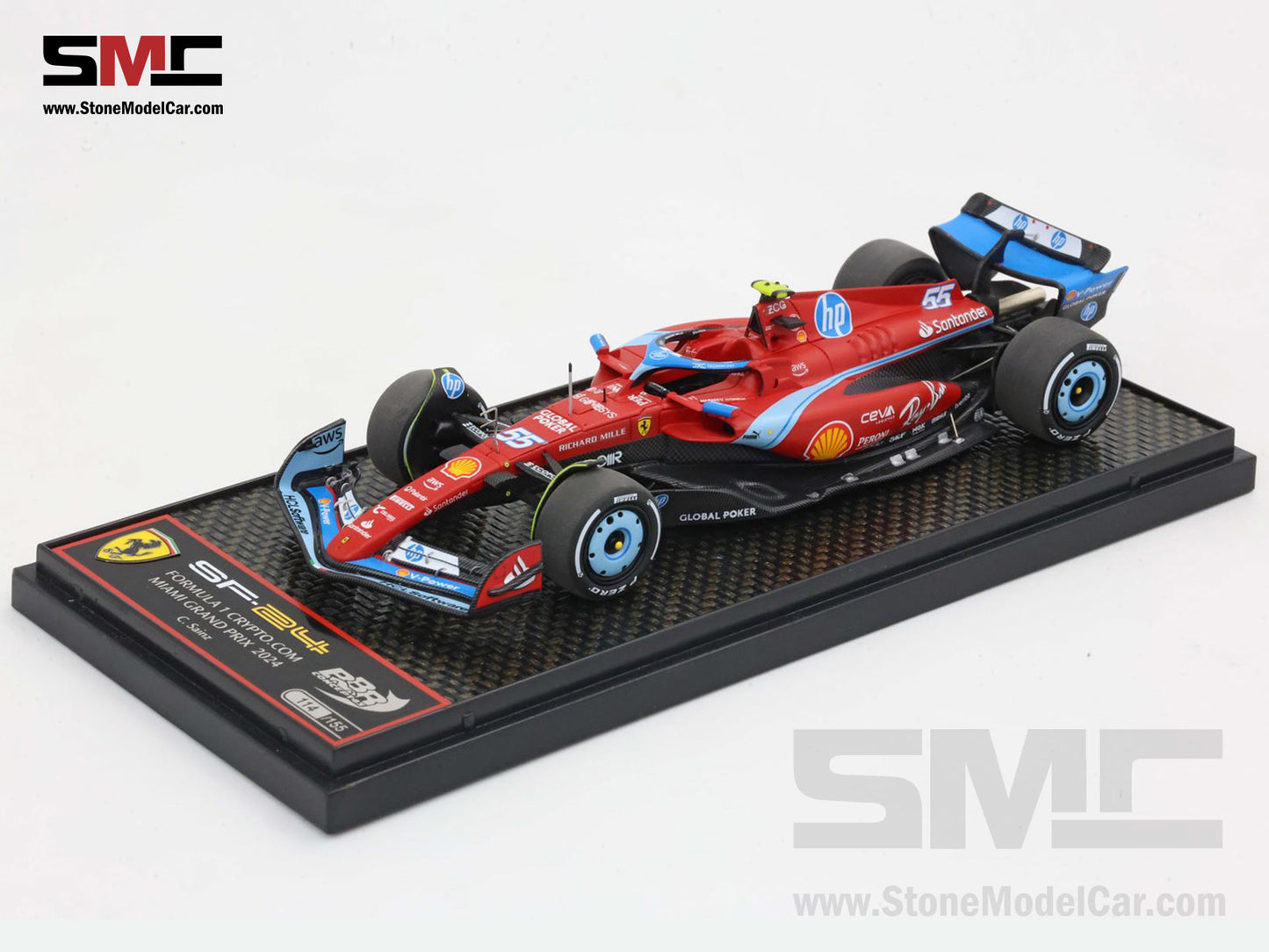 Ferrari F1 SF-24 #55 Carlos Sainz USA Miami GP 2024 BBR 1:43 BBRC301B
