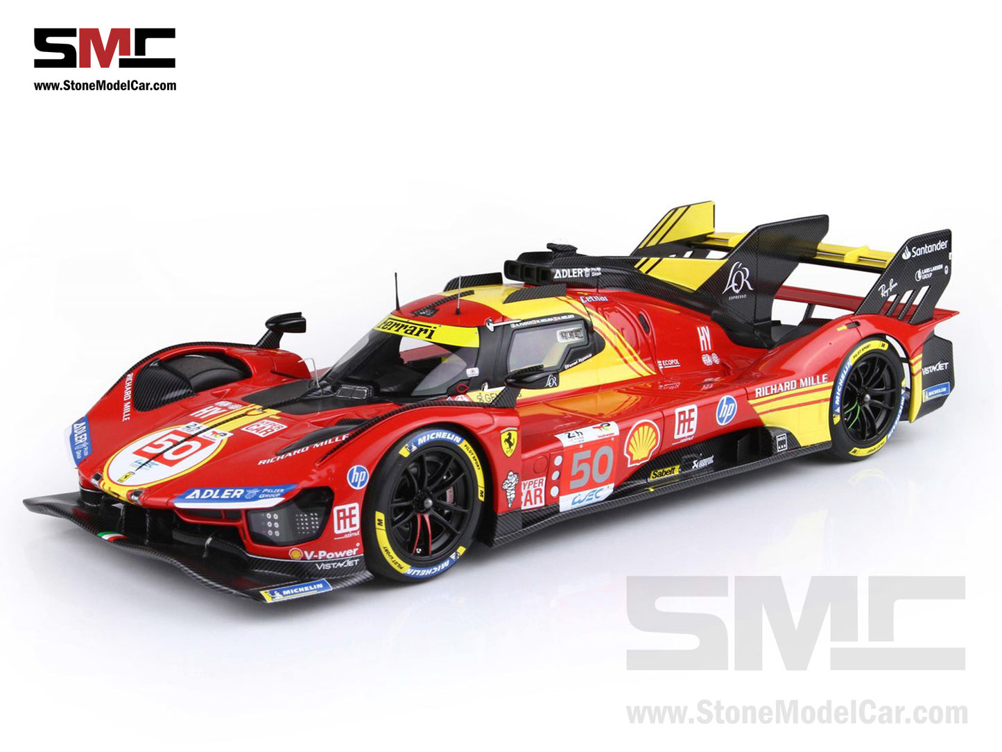 Ferrari 499P #50 AF CORSE Winner 24H Le Mans 2024 BBR 1:18 P18252A