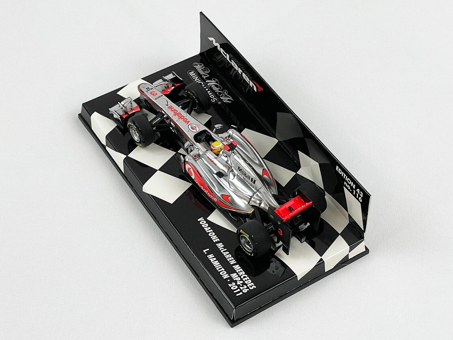 Vodafone Mclaren Mercedes F1 MP4-26 #3 Lewis Hamilton Season 2011 MINICHAMPS 1:43
