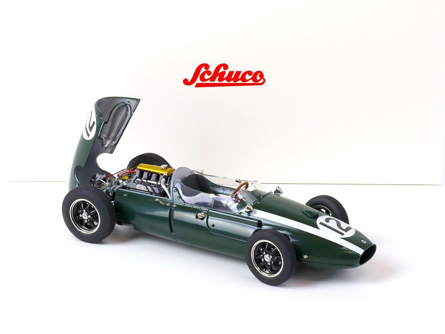 Cooper F1 T51 #12 Jack Brabham British GP Winner 1959 World Champion 1:18 Schuco