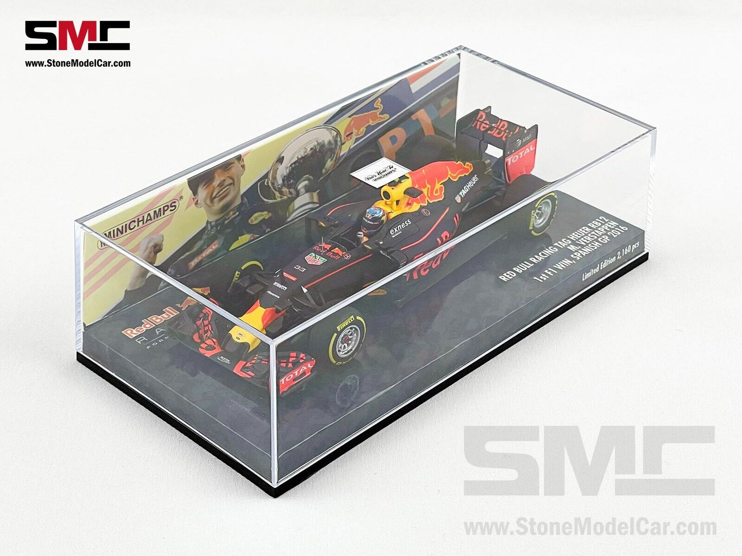 Red Bull F1 RB12 #33 Max Verstappen 1st Career Win Spanish 2016 1:43 MINICHAMPS