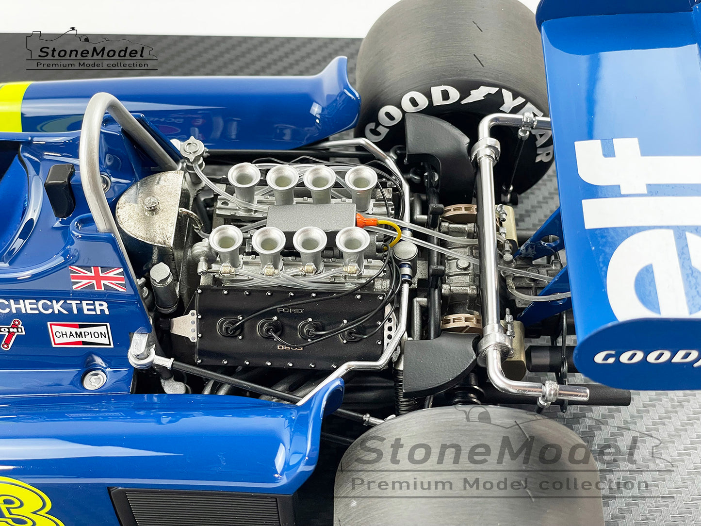 TSM TrueScale 1:12 Tyrrell F1 P34 #3 Jody Scheckter Sweden Winner 1976 6 Wheels