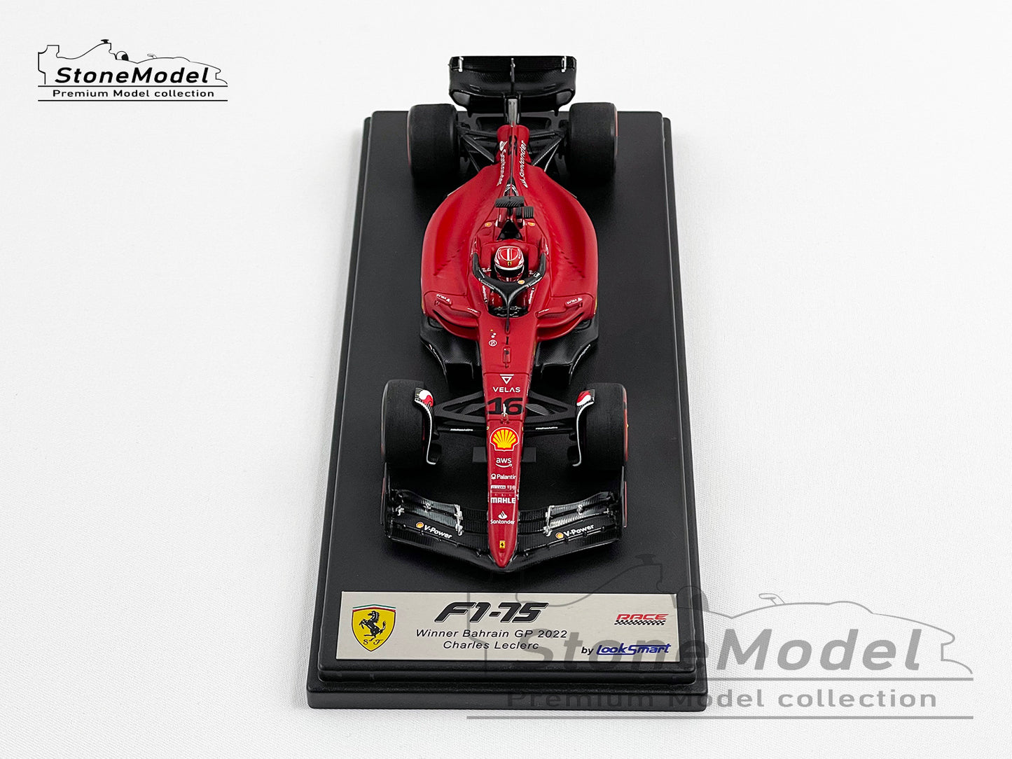 2022 F1 Ferrari F1-75 #16 Charles Leclerc Bahrain Winner 1st Win Looksmart 1:43