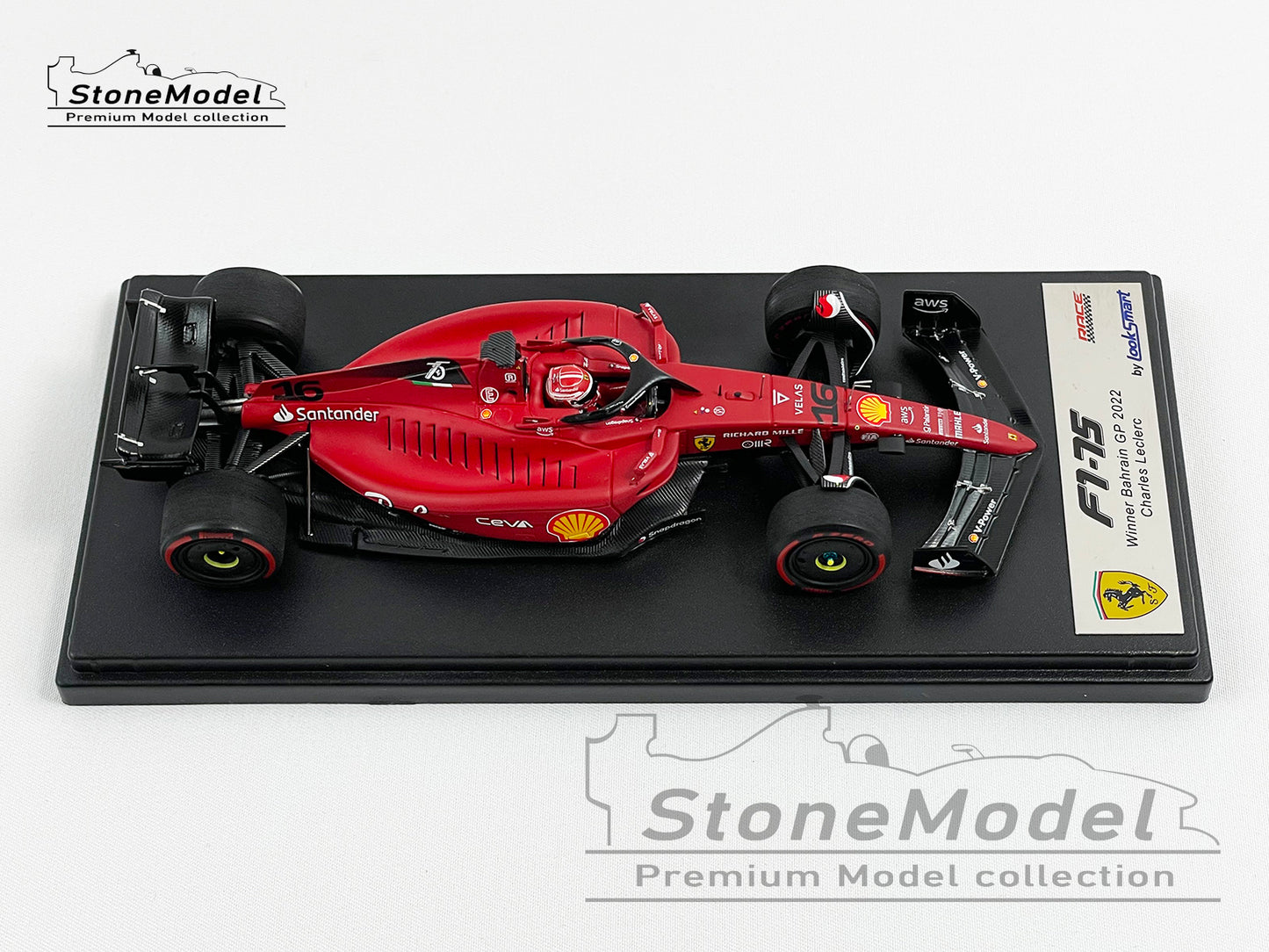 2022 F1 Ferrari F1-75 #16 Charles Leclerc Bahrain Winner 1st Win Looksmart 1:43