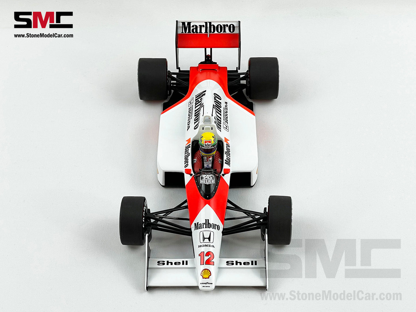 Mclaren F1 MP4/4 Ayrton Senna Japan 1988 World Champion 1:18 MINICHAMPS with Decal