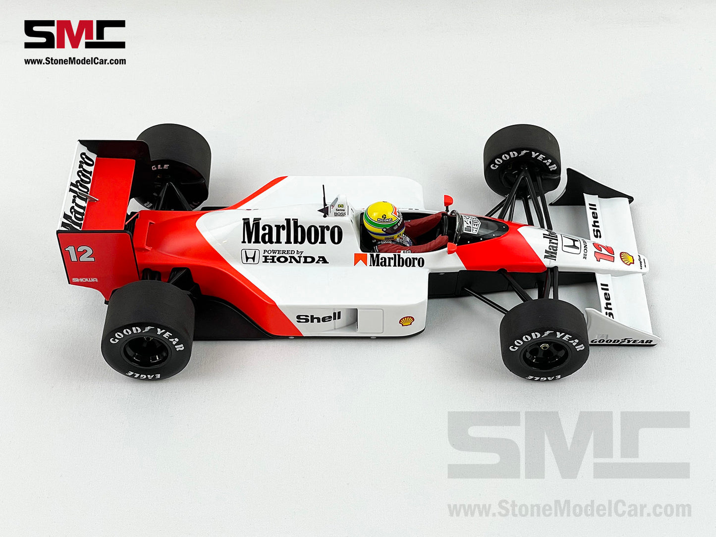 Mclaren F1 MP4/4 Ayrton Senna Japan 1988 World Champion 1:18 MINICHAMPS with Decal
