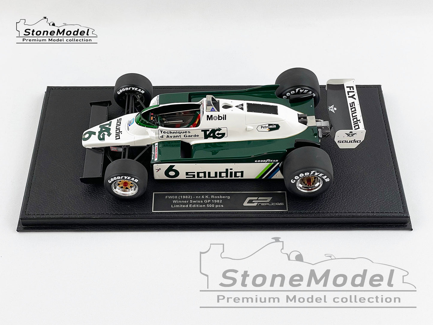 Williams F1 FW08 #6 Keke Rosberg Swiss GP 1982 World Champion 1:18 GP Replicas