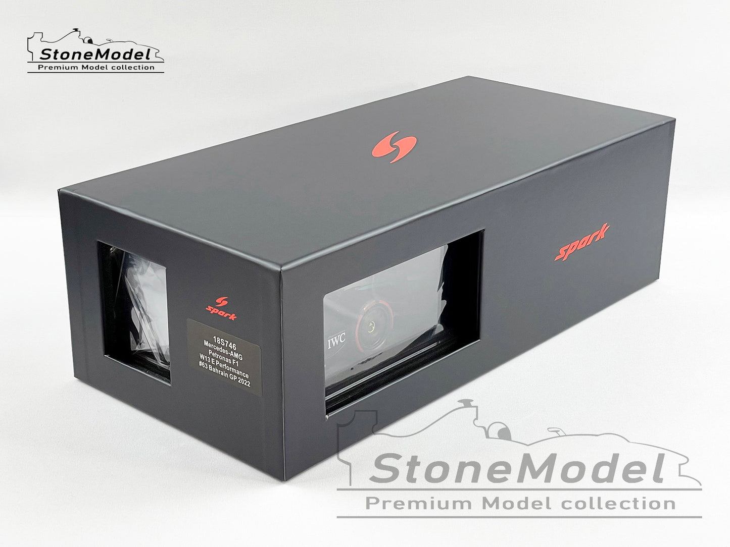 2022 Mercedes F1 W13 #63 George Russell Bahrain 4th 1st Race 1:18 Spark 18S746