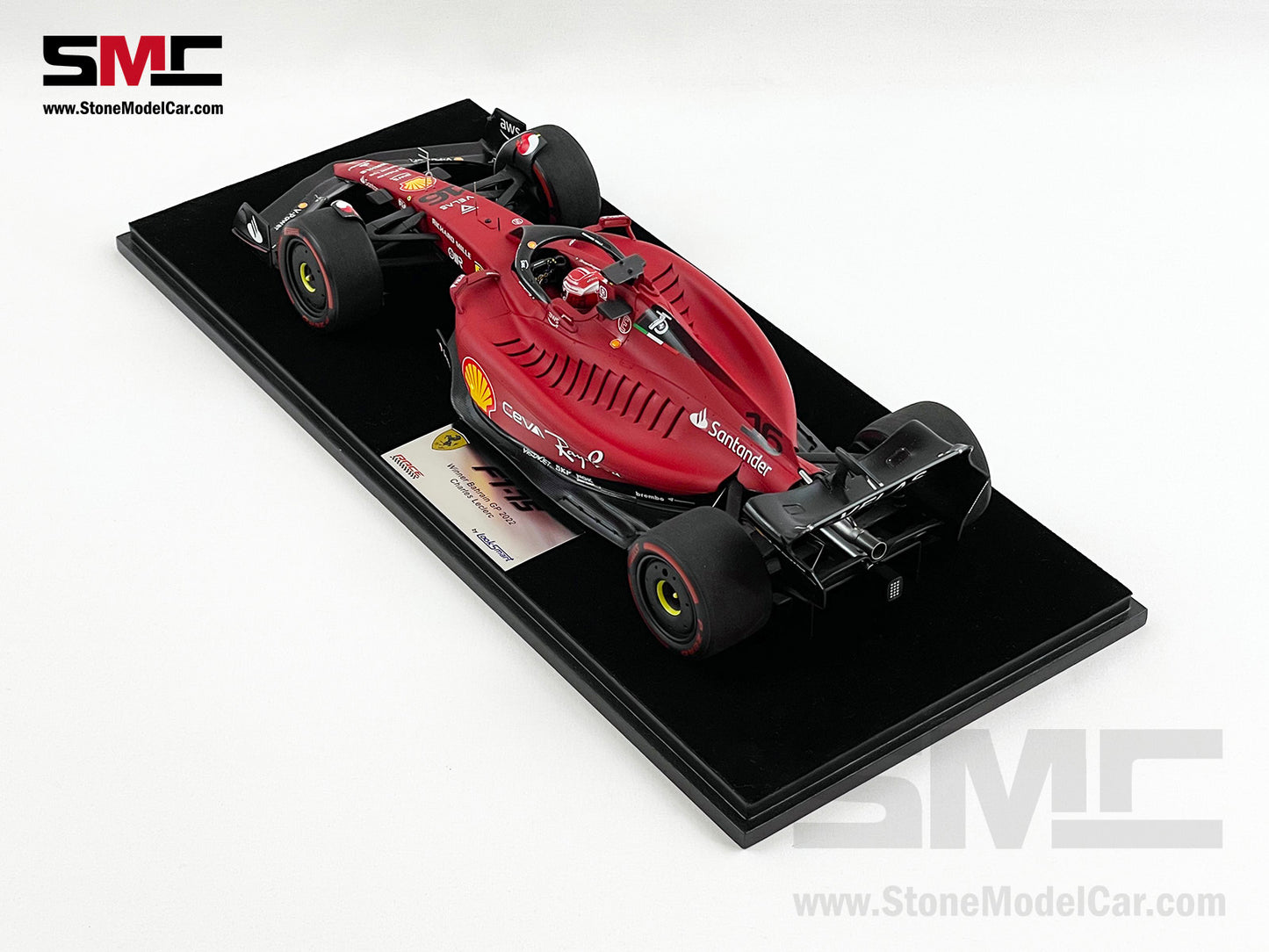 2022 F1 Ferrari F1-75 #16 Charles Leclerc Bahrain Winner 1st Win Looksmart 1:18
