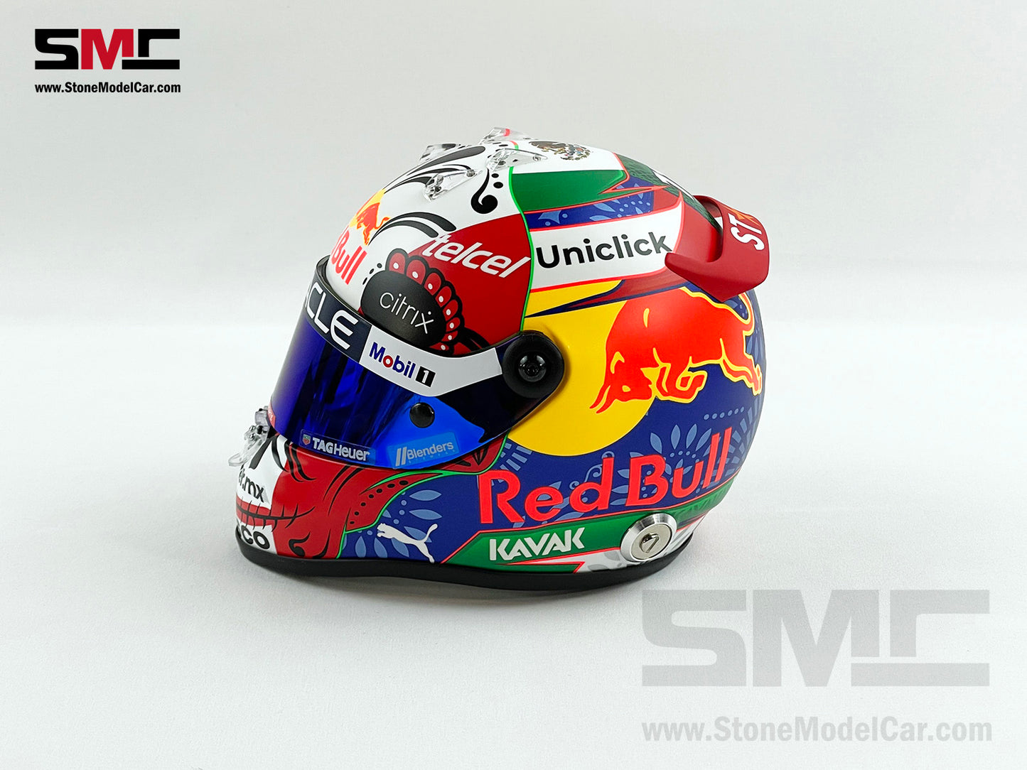 Red Bull F1 RB18 #11 Sergio Perez Mexico GP Podium 2022 1:2 Helmet Schuberth