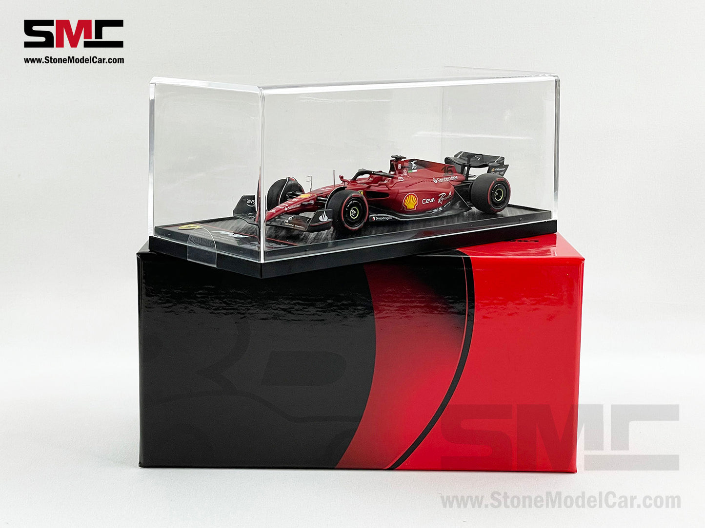 2022 F1 Ferrari F1-75 #16 Charles Leclerc Bahrain GP Winner 1st Win BBR 1:43
