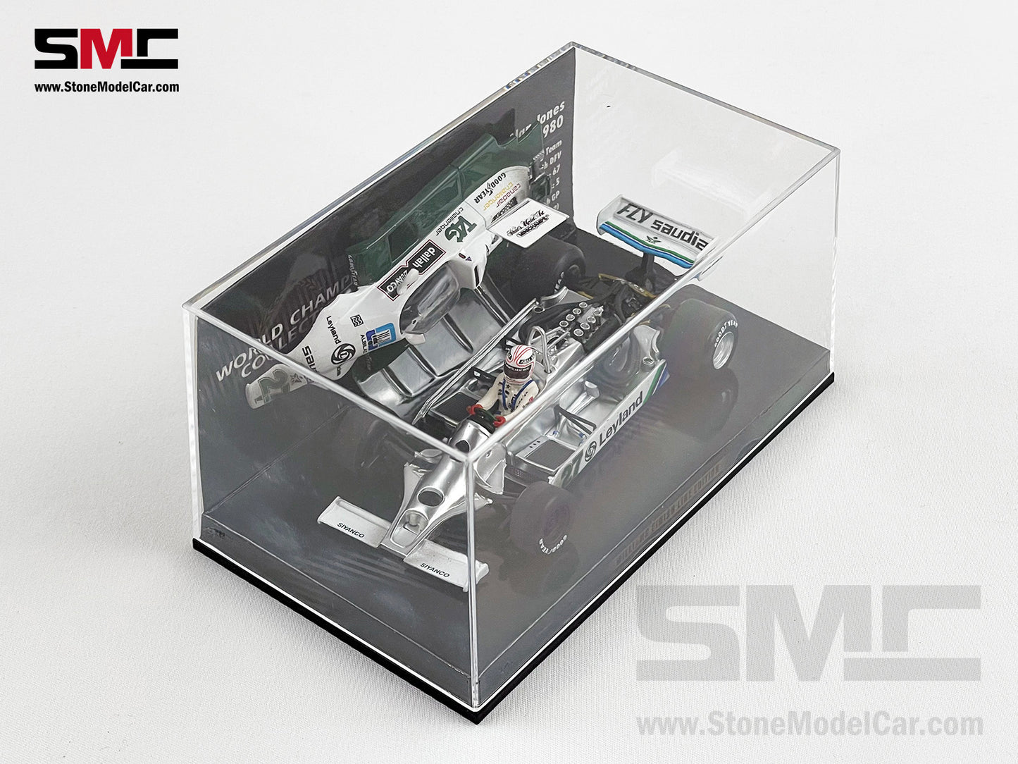 Williams F1 FW07B Alan Jones 1980 World Champion 1:43 MINICHAMPS Dirty Version