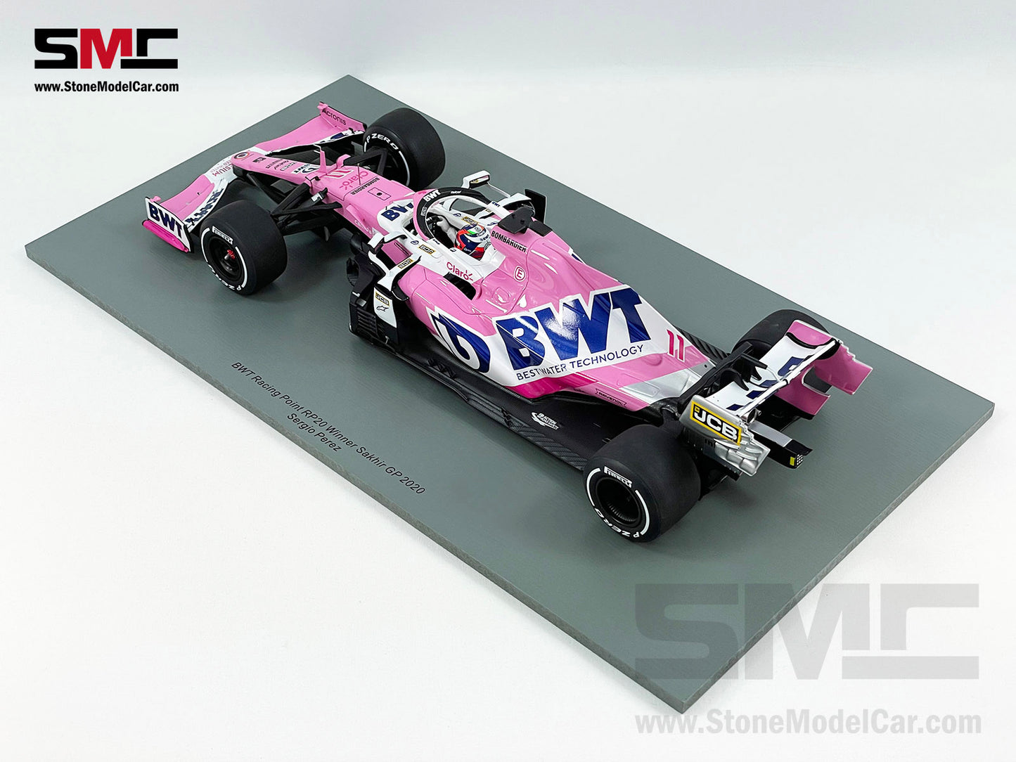 BWT Racing Point RP20 # 11 Sergio Perez Sakhir GP 2020 1st Win of F1 1:18 Spark