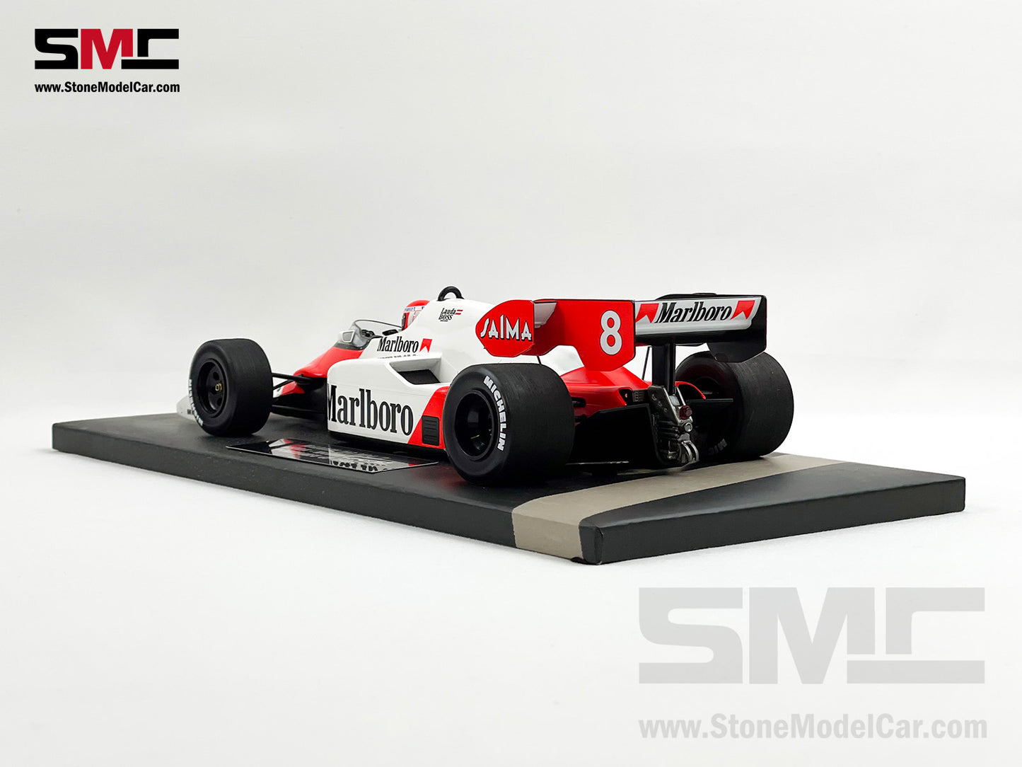 Mclaren F1 MP4/2 #8 Niki Lauda Portugal GP 1984 World Champion 1:18 MINICHAMPS